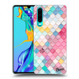 Picasee Silikónový prehľadný obal pre Huawei P30 - Colorful roof