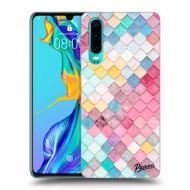 Picasee Silikónový prehľadný obal pre Huawei P30 - Colorful roof - cena, porovnanie