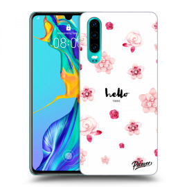 Picasee Silikónový prehľadný obal pre Huawei P30 - Hello there