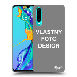 Picasee Silikónový čierny obal pre Huawei P30 - Vlastný design/motiv