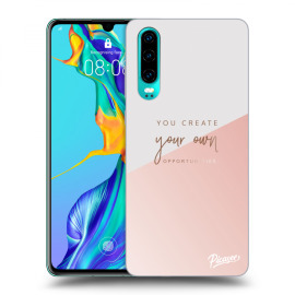 Picasee Silikónový čierny obal pre Huawei P30 - You create your own opportunities