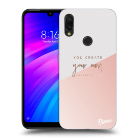 Picasee Silikónový prehľadný obal pre Xiaomi Redmi 7 - You create your own opportunities