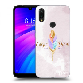 Picasee Silikónový prehľadný obal pre Xiaomi Redmi 7 - Carpe Diem