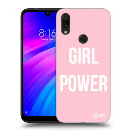 Picasee Silikónový prehľadný obal pre Xiaomi Redmi 7 - Girl Power