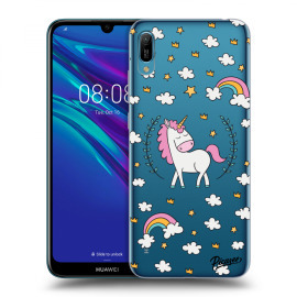 Picasee Silikónový prehľadný obal pre Huawei Huawei Y6 2019 - Unicorn star heaven