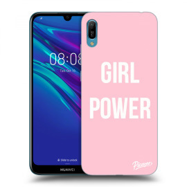 Picasee Silikónový prehľadný obal pre Huawei Huawei Y6 2019 - Girl Power