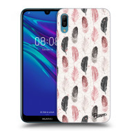 Picasee Silikónový čierny obal pre Huawei Huawei Y6 2019 - Feather 2 - cena, porovnanie