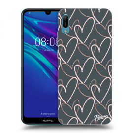 Picasee Silikónový čierny obal pre Huawei Huawei Y6 2019 - Lots of love