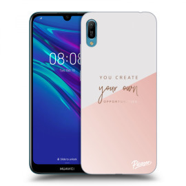 Picasee Silikónový čierny obal pre Huawei Huawei Y6 2019 - You create your own opportunities