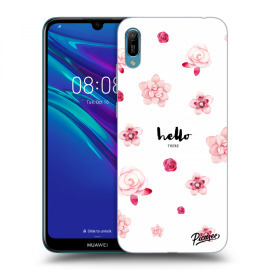 Picasee Silikónový čierny obal pre Huawei Huawei Y6 2019 - Hello there