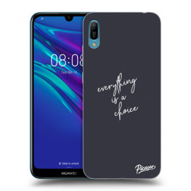 Picasee Silikónový prehľadný obal pre Huawei Huawei Y6 2019 - Everything is a choice