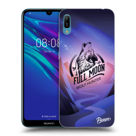 Picasee Silikónový čierny obal pre Huawei Huawei Y6 2019 - Wolf