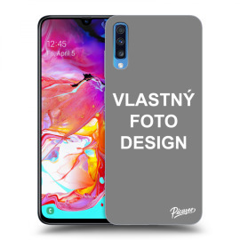 Picasee Silikónový prehľadný obal pre Samsung Galaxy A70 A705F - Vlastný design/motiv