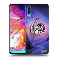 Picasee Silikónový čierny obal pre Samsung Galaxy A70 A705F - Wolf - cena, porovnanie