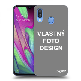 Picasee Silikónový prehľadný obal pre Samsung Galaxy A40 A405F - Vlastný design/motiv