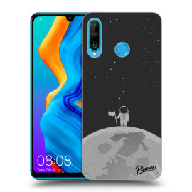 Picasee Silikónový prehľadný obal pre Huawei P30 Lite - Astronaut