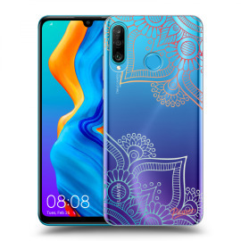 Picasee Silikónový prehľadný obal pre Huawei P30 Lite - Flowers pattern