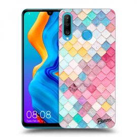 Picasee Silikónový prehľadný obal pre Huawei P30 Lite - Colorful roof