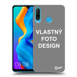 Picasee Silikónový čierny obal pre Huawei P30 Lite - Vlastný design/motiv