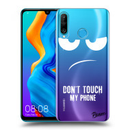 Picasee Silikónový prehľadný obal pre Huawei P30 Lite - Don't Touch My Phone - cena, porovnanie