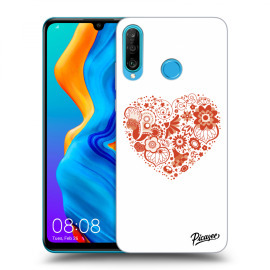 Picasee Silikónový prehľadný obal pre Huawei P30 Lite - Big heart