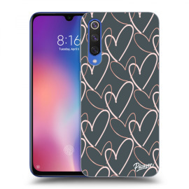 Picasee Silikónový čierny obal pre Xiaomi Mi 9 SE - Lots of love