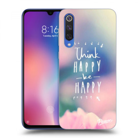 Picasee Silikónový čierny obal pre Xiaomi Mi 9 SE - Think happy be happy