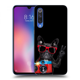 Picasee Silikónový čierny obal pre Xiaomi Mi 9 SE - French Bulldog