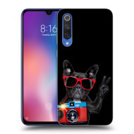 Picasee Silikónový čierny obal pre Xiaomi Mi 9 SE - French Bulldog - cena, porovnanie