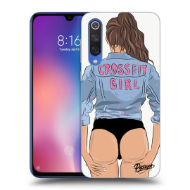 Picasee Silikónový čierny obal pre Xiaomi Mi 9 SE - Crossfit girl - nickynellow