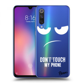 Picasee Silikónový prehľadný obal pre Xiaomi Mi 9 SE - Don't Touch My Phone