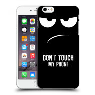 Picasee Silikónový čierny obal pre Apple iPhone 6 Plus/6S Plus - Don't Touch My Phone - cena, porovnanie