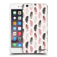 Picasee Silikónový čierny obal pre Apple iPhone 6 Plus/6S Plus - Feather 2 - cena, porovnanie