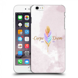 Picasee Silikónový čierny obal pre Apple iPhone 6 Plus/6S Plus - Carpe Diem