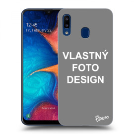 Picasee Silikónový prehľadný obal pre Samsung Galaxy A20e A202F - Vlastný design/motiv