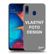 Picasee Silikónový prehľadný obal pre Samsung Galaxy A20e A202F - Vlastný design/motiv - cena, porovnanie