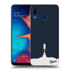 Picasee Silikónový prehľadný obal pre Samsung Galaxy A20e A202F - Astronaut 2