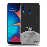 Picasee Silikónový prehľadný obal pre Samsung Galaxy A20e A202F - Astronaut - cena, porovnanie