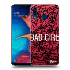 Picasee Silikónový čierny obal pre Samsung Galaxy A20e A202F - Bad girl