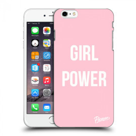 Picasee Silikónový čierny obal pre Apple iPhone 6 Plus/6S Plus - Girl Power