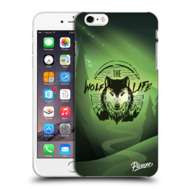 Picasee Silikónový čierny obal pre Apple iPhone 6 Plus/6S Plus - Wolf life