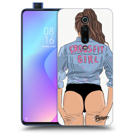 Picasee Silikónový čierny obal pre Xiaomi Mi 9T (Pro) - Crossfit girl - nickynellow