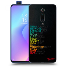 Picasee Silikónový čierny obal pre Xiaomi Mi 9T (Pro) - Motto life