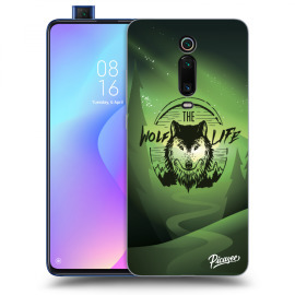 Picasee Silikónový čierny obal pre Xiaomi Mi 9T (Pro) - Wolf life