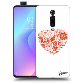 Picasee Silikónový čierny obal pre Xiaomi Mi 9T (Pro) - Big heart