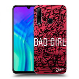 Picasee Silikónový prehľadný obal pre Honor 20 Lite - Bad girl