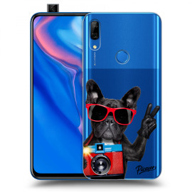 Picasee Silikónový prehľadný obal pre Huawei P Smart Z - French Bulldog