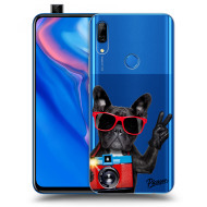 Picasee Silikónový prehľadný obal pre Huawei P Smart Z - French Bulldog - cena, porovnanie