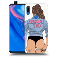 Picasee Silikónový prehľadný obal pre Huawei P Smart Z - Crossfit girl - nickynellow - cena, porovnanie