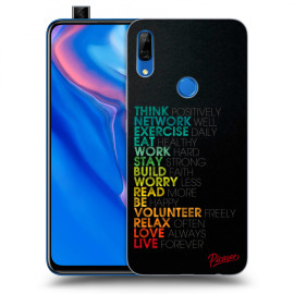 Picasee Silikónový prehľadný obal pre Huawei P Smart Z - Motto life